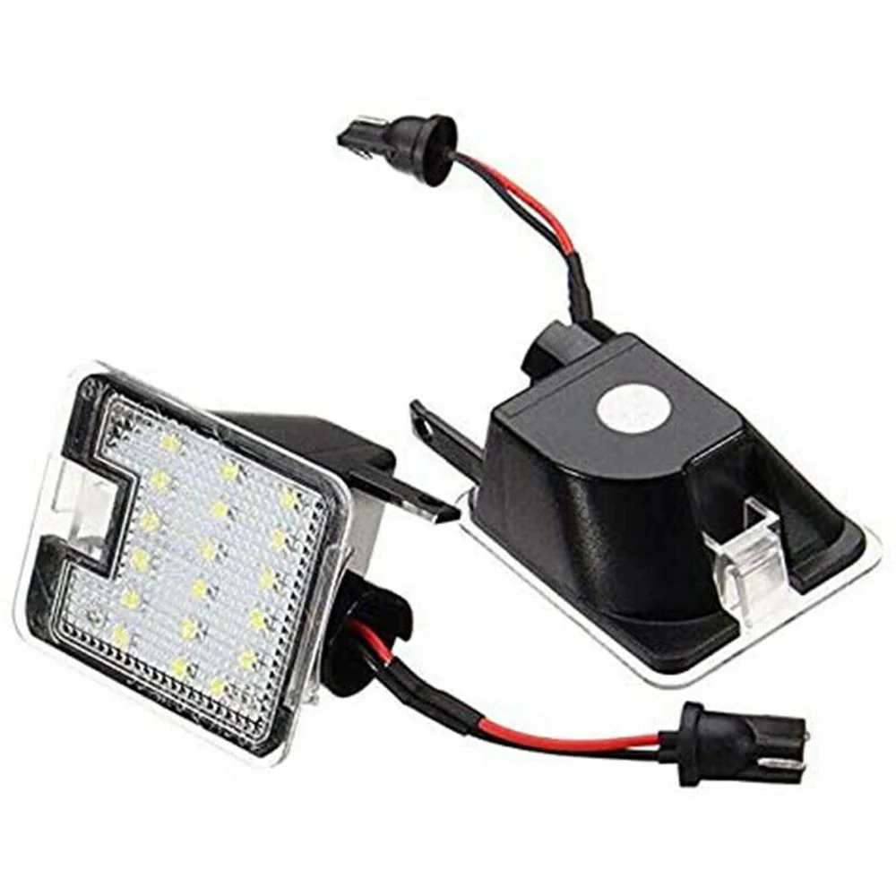 Error Free White LED Under Side Mirror Puddle Lights Surrounding Ambient Lamp For Ford C-Max Focus Kuga Escape Mondeo S-Max