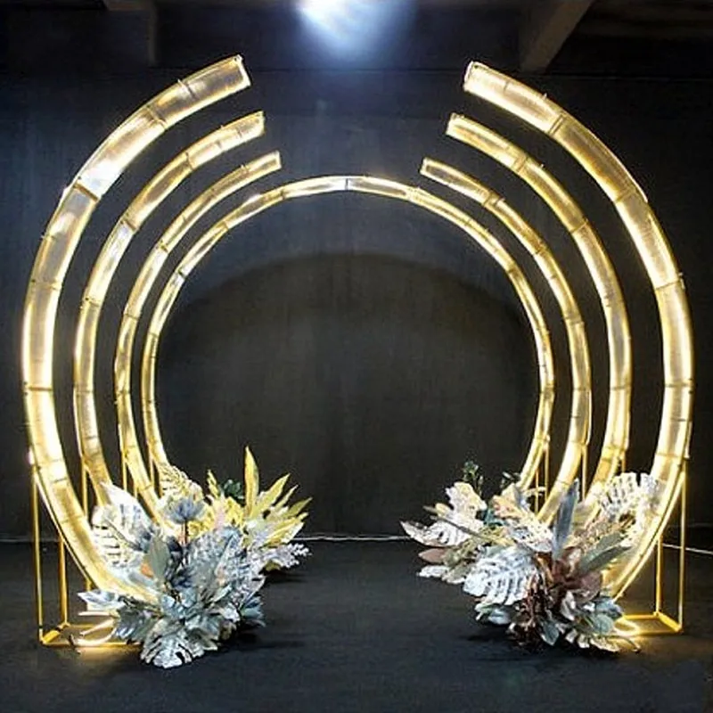 Upscale Wedding Centerpieces Decoration Road Cited Arch Door Xingguang Avenue T- Staged Entrance Lead Stand for Party Supplies