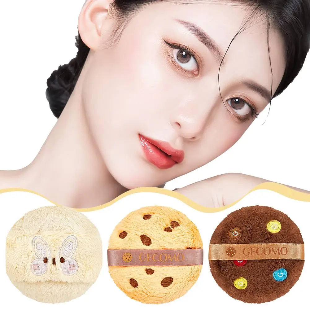리틀 베어 메이크업 퍼프 파우더 스펀지 소프트 벨벳 퍼프 믹서 쉐이프 스펀지 뷰티 툴 코스메틱 쿠키 파운데이션 Ma P3x7