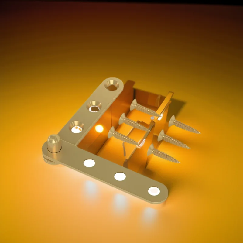 1 Pair Copper Hinges With Up And Down Hinges Furniture Hinge Tone Rotary Hidden Hardware Fastener Folding Doors