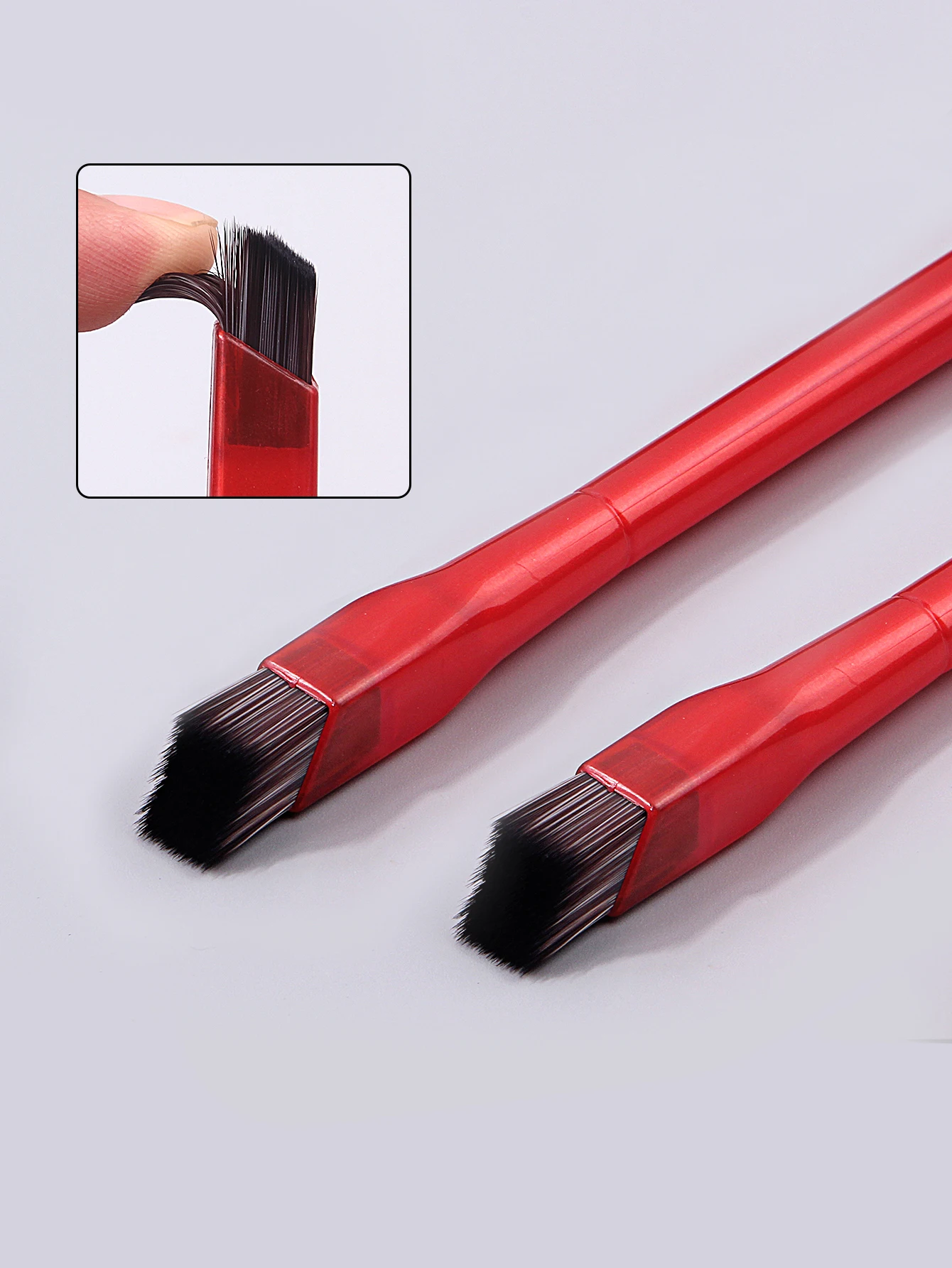 【2025 New Model 】 Bionic Fiber Eyebrow Brush, three-dimensional angled eye makeup brush,precisely and naturally shaping eyebrows