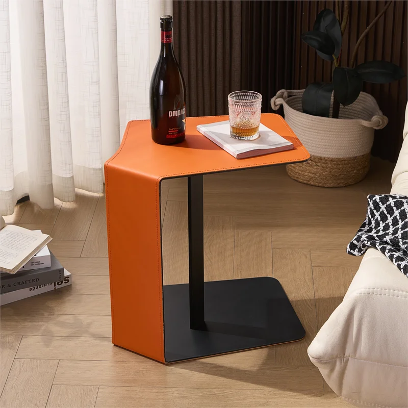 

Скандинавский металлический журнальный столик, стоящий минималистичный дизайнерский приставной столик для гостиной, экономия места, вспомогательная мебель для дома Mesa