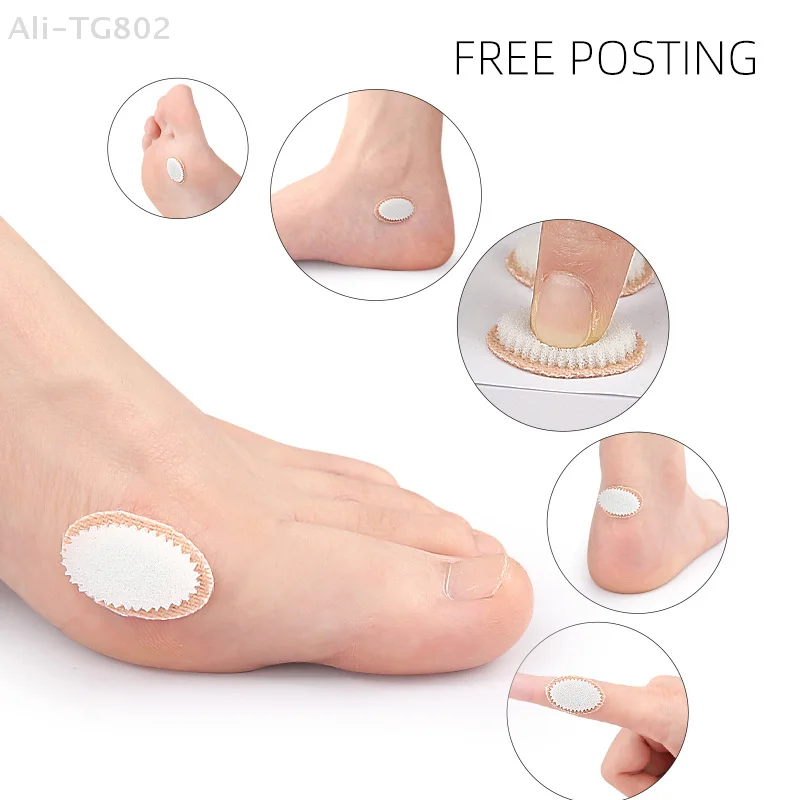 9PCS Oval Foam Chicken Eye Patch for Foot Calluses Anti-Abrasion Blister Stickers Ideal for High Heels Foot Care Protection