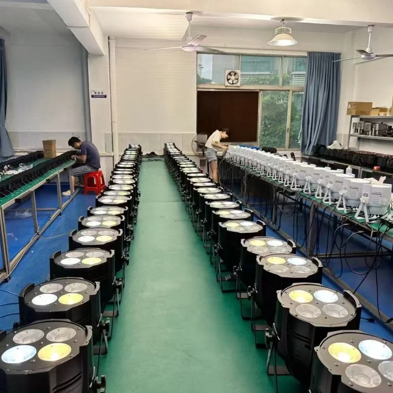 

4 шт. Теплый белый холодный белый 200 Вт Cob Led Audience Blinder 4x50 Вт cob dmx светодиодный номинальный свет