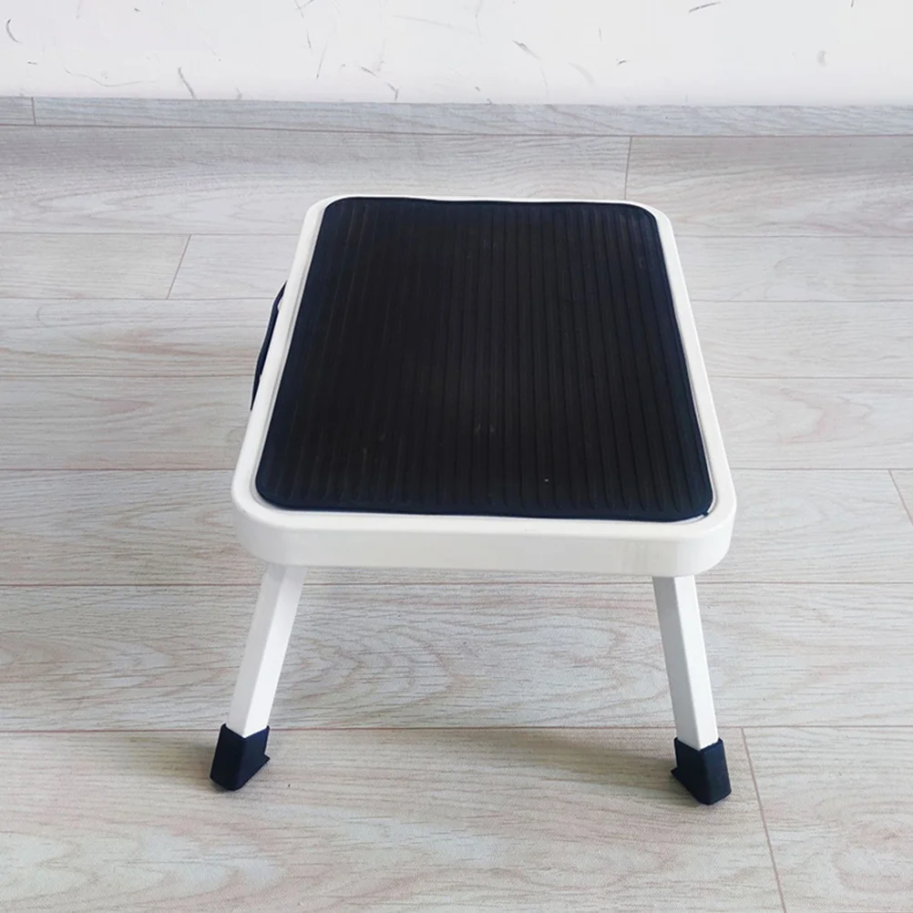

Thick Portable Foldable Ladder Metal Step Stool For Adults Rust-Resistant Load-Bearing Nonslip Foldable Bedside Bathroom
