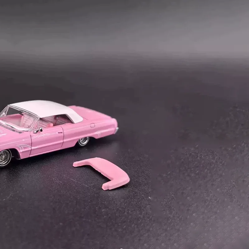 Fine Works64 1:64 Scale Impala Lowrider Alloy Car Model Static Display Collectible Toy Gift Souvenir Decoration