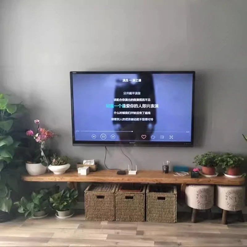 Wooden Modern Tv Stands Living Room Wall For Suspended Tv Stands Bedroom Minimalist Mounted Mobili Per La Casa Home Furniture