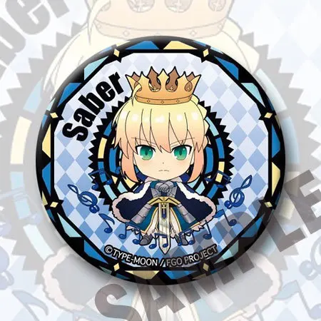 Game Fate/Grand Order Figure Fujimaru Ritsuka Mash Kyrielight Cosplay Cute Cartoon Metal Badge Kawaii Bag Pins Fans Gifts Brooch