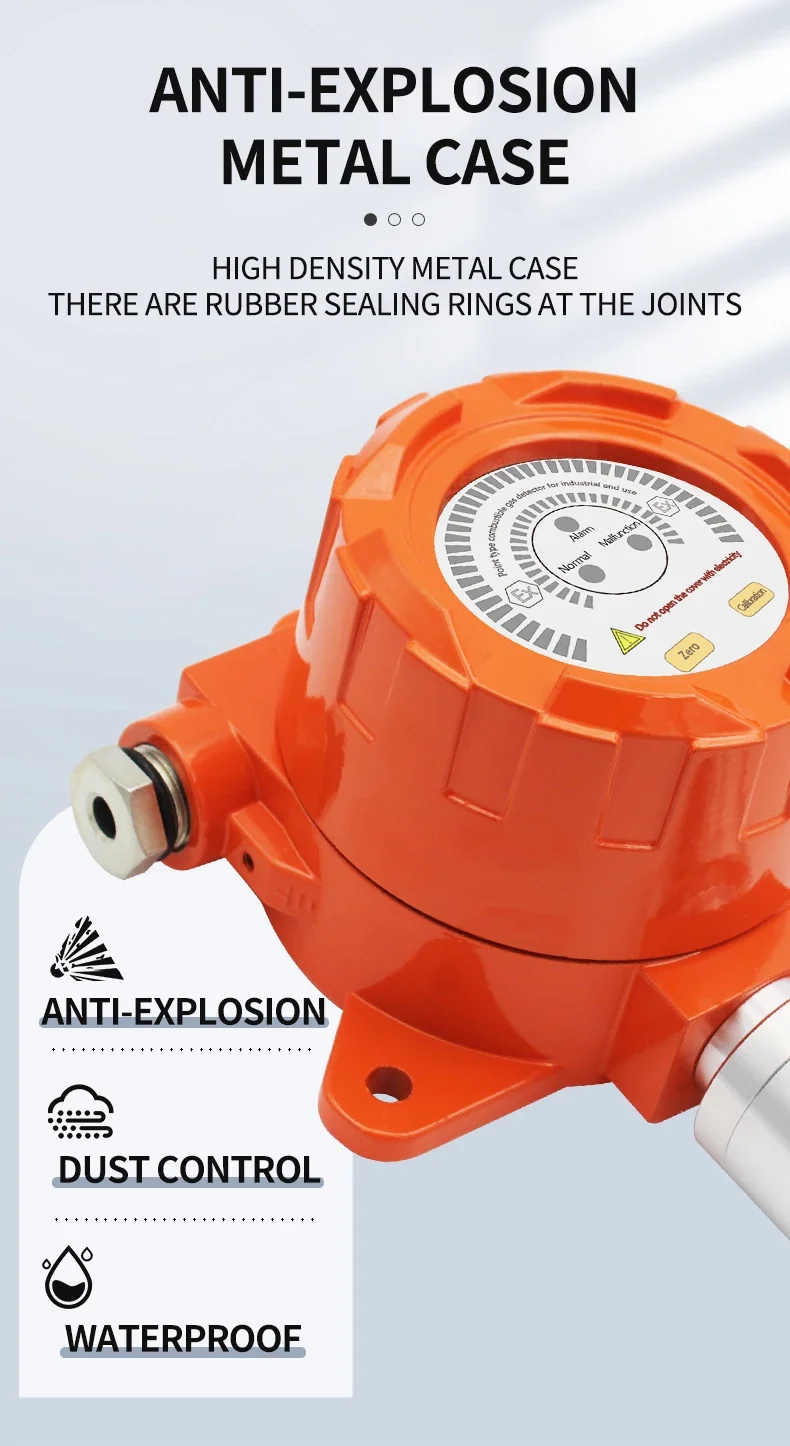 Aikesi  Fixed  Gas  Leak Detector Multi-gas Leakage Detection Fixed  Combustible Natural Gas Detector