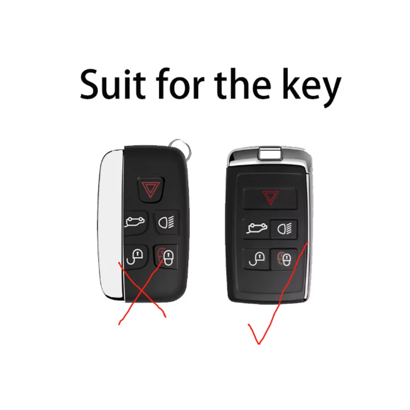 Creative Car Key Case Cover for Land Rover Range Rover JAGUAR Sport Evoque Velar Discovery 5 Jaguar XE XF E-Pace F-Pace XJ XFL - view 2