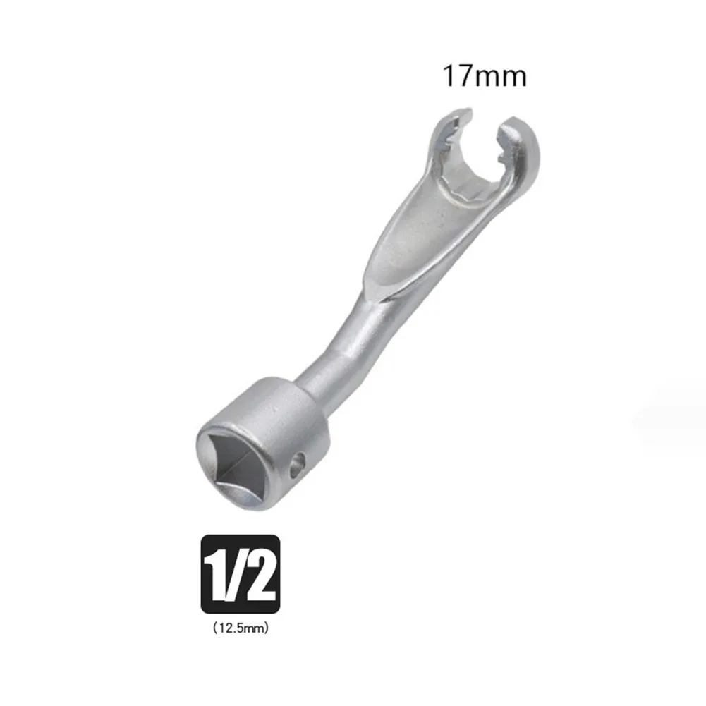 1 Stück 1/2 Zoll Antrieb Diesel-Einspritzleitung Steckschlüsselsatz 14mm 17mm 19mm Offener Bi-Hex-Schlüssel für die Demontage von Kraftstoffeinspritzpumpen – Detail 21