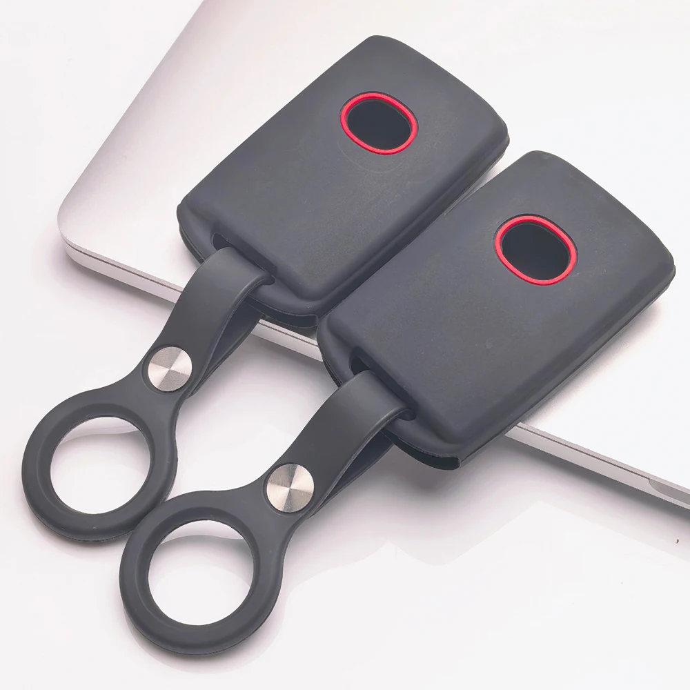 Silicone Car Key Fob Cover For Mazda 3 6 CX 30 CX 5 CX 9 CX 50 CX 70 CX 90 MX 5 Miata with finger holder Car Accessory