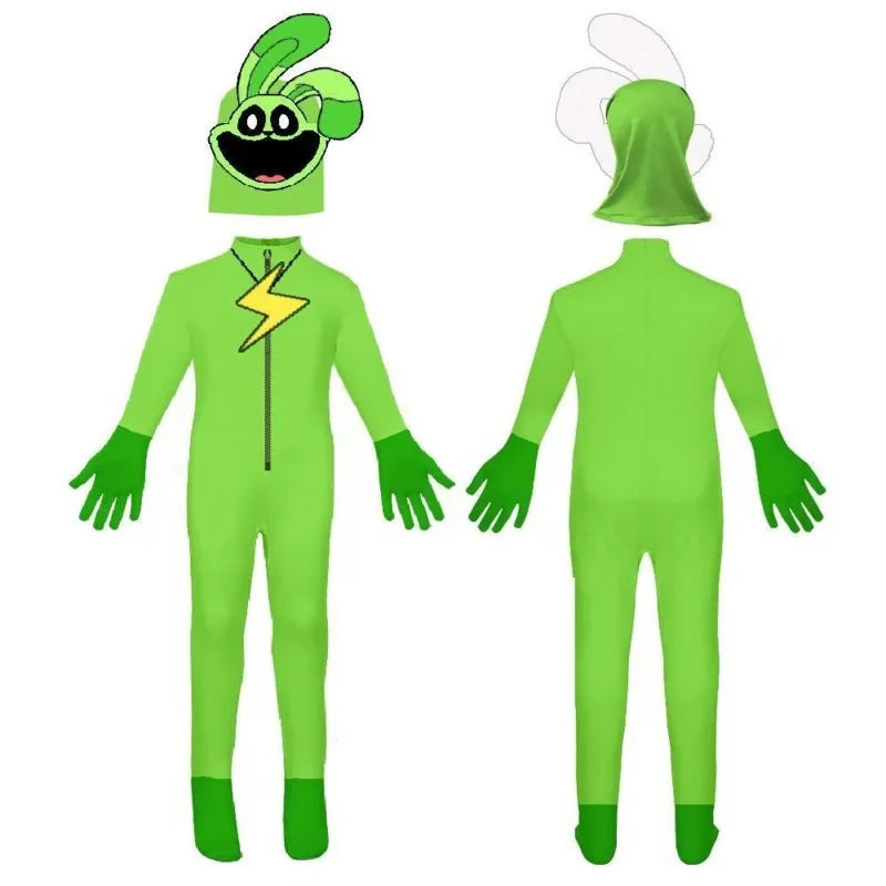

♥ 2026 New Halloween Smiling Cat Cosplay Costume, Unicorn, Rabbit, Pig, Elephant, Bear, Jumpsuit, Mask, etc. ★ ★ ★