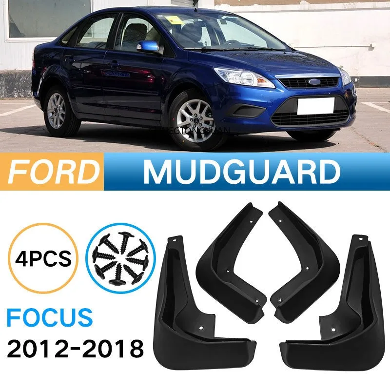 for Ford Focus 3 MK3 2012 2013 2014 2015 2016 2017 2018 sedan Mudguards Mudflap Fender Mud Flaps Guards Splash Car Accessories