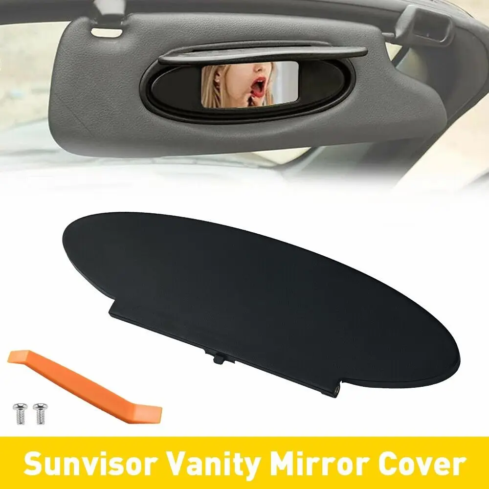 

New Sun Visor Mirror Cover Black for Porsche 911 996/997 Boxster Cayman 986/987 99670142102