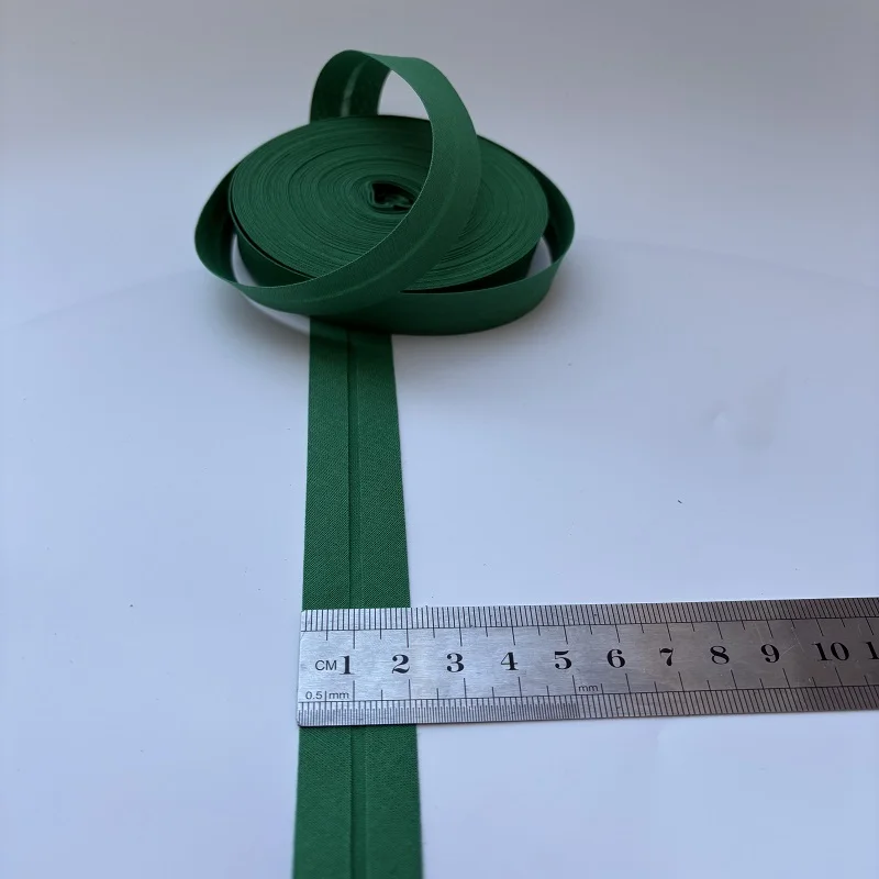 20MM 100%Cotton Bias Binding Tape Folded Cloth Strip for DIY Sewing Accessories Edge covering Craft 5/10 meters per Roll