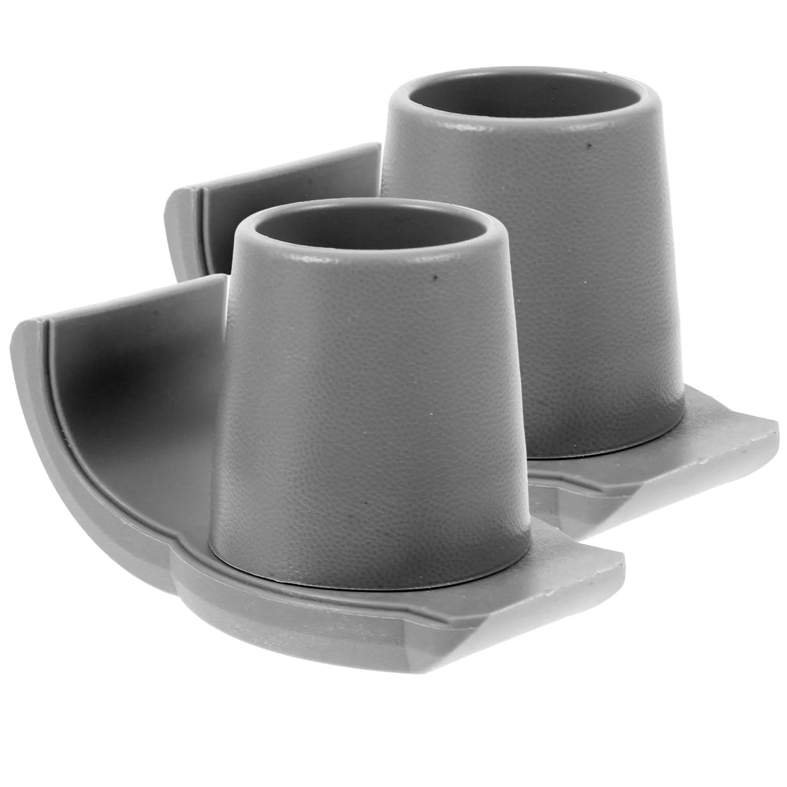 

2pcs Anti-Slip Crutch Tips Durable Rubber Walker Pads Grey Color Fits Folding Cane Long Use Walking Stick Accessories