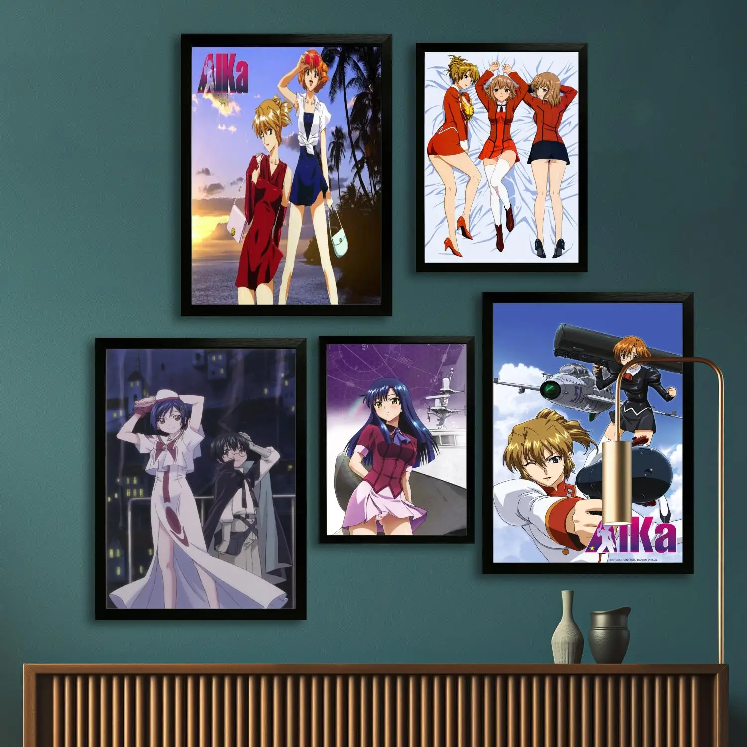 

aika манга холст художественный постер и настенное искусство, печать с изображением, современная семья, декор для спальни, постеры, декоративная живопись