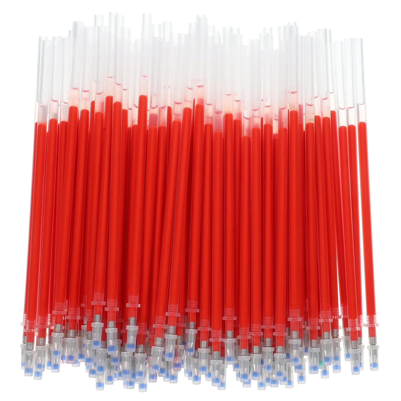 100Pcs Premium Ballpoint Pen Refills Long-Lasting Ink Refills for Office Study Smooth Writing Stationery Supplies