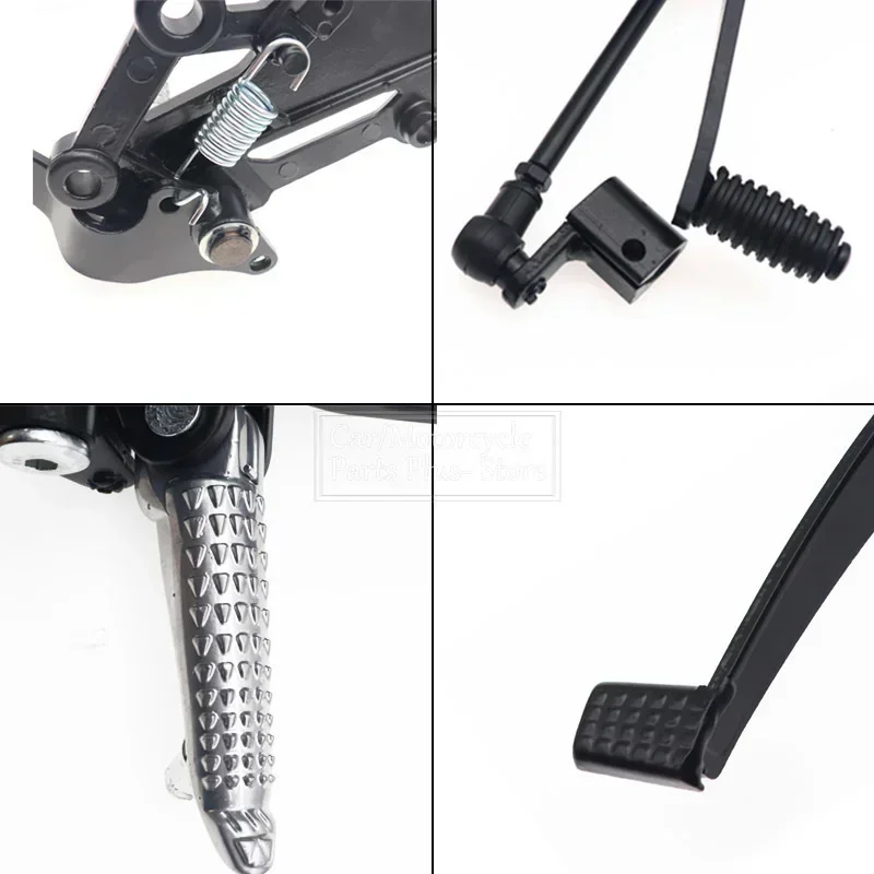 Ön Sol Sağ Yan Fren Vites Kolu Ayak Peg Braketi Footrest Pedalı