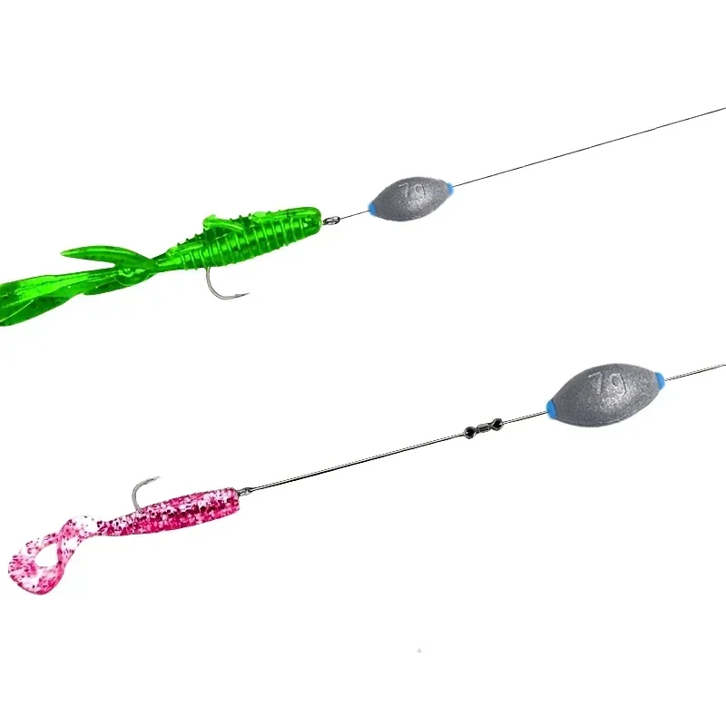 Zestaw 30/10 obciążników jajkowych z pudełkiem do przechowywania, owalne obciążniki ołowiane, odpowiednie do wody słodkiej i słonej