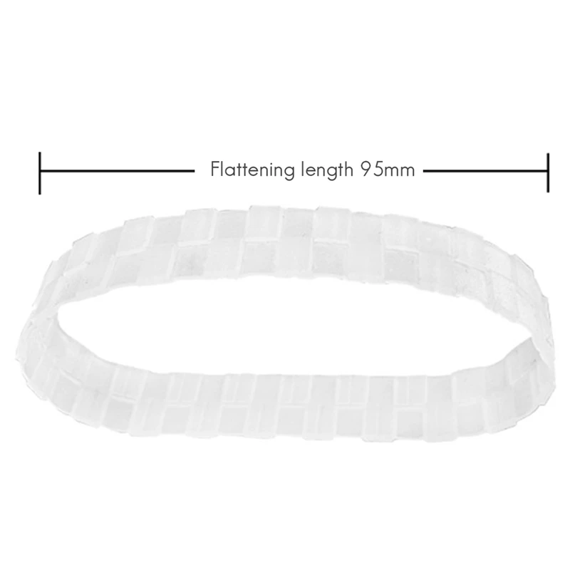 Cocok untuk Ecovacs Sweeper aksesoris cincin ban untuk Xiaomi Mijia Rock penyapu anti-aus kulit ban, 4PCS