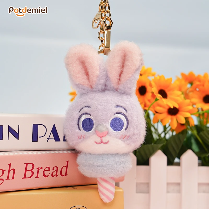 Potdemiel Official Chip 'n' Dale Plush Coin Purse Keychain - Disney Cartoon Character Wallet Keyring for Girlfriend Kids Gift