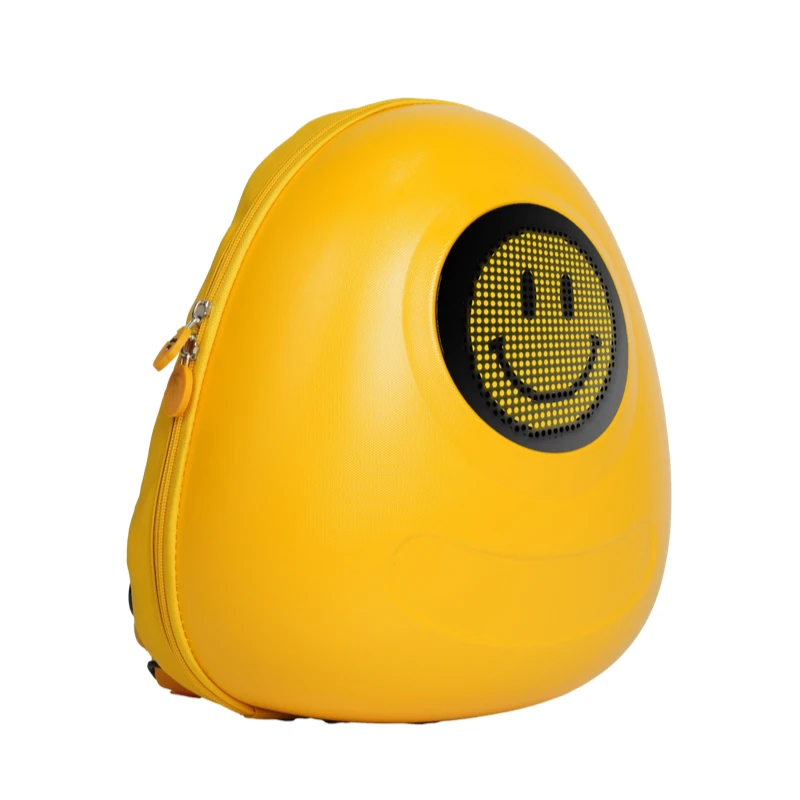 LOY Smart Rucksack mit LED-Licht, Hartschale, blinkende Augen, Kinderschultasche, Reisen