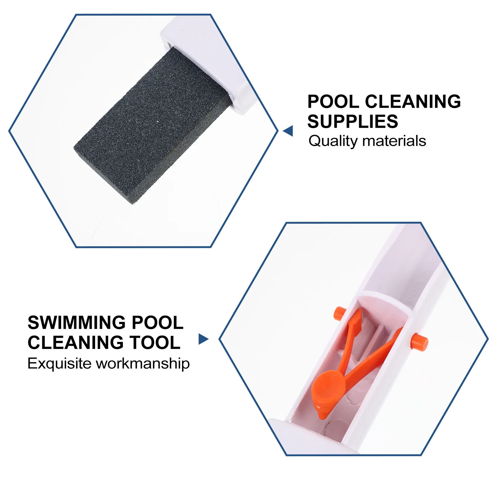 Swimming Spa Pool Pumice Stone with V Clip Handle Erase Rust Stain Remover Stone pool stain pumice pool rust pumice