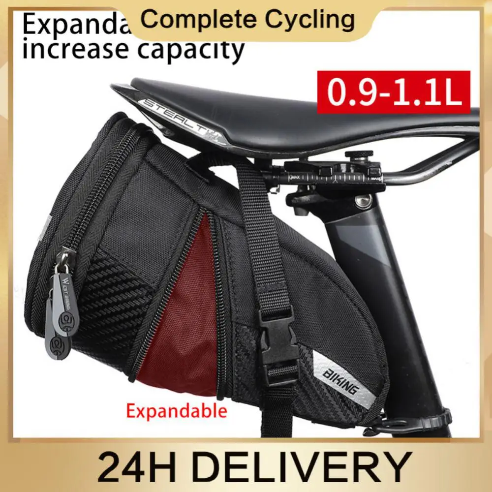 Tail Bag Safety Reflection Non Slip Cycling Equipment Cushion Tail Bag Horseshoe Bag Quick Release Buckle