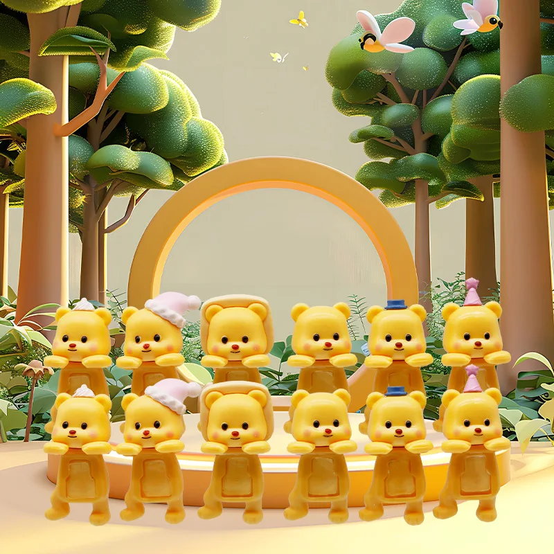 

Popular Angel Cream Bear Blind Box Delicate Tabletop Ornament Butter Bear Ornament Birthday Gift Toy