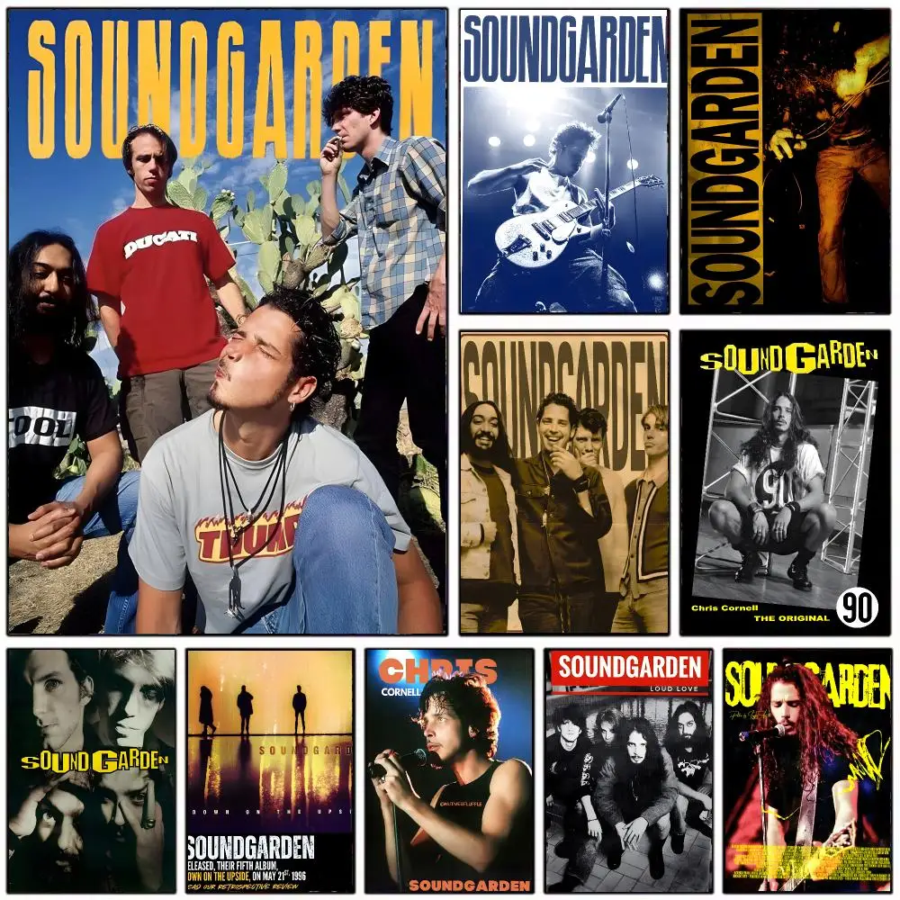 Grunge Band S-Soundgarden Poster Wall Art Print Decorative Mural Home Decor Gift Unframed