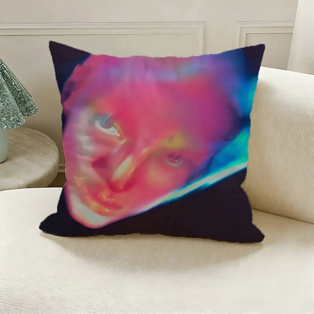 F-Fontaines D.C.  D-Dopamine Chamber Printed Pillow Cover Cushion Case Simple Sofa Pillow Case No Pillow Core