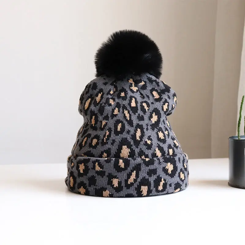 Girl Boy Hat Autumn Winter New 2024 Retro Baby Leopard Print Sweet Lovely Head Cap Casual Simple Fashion Sweet Korean Vintage