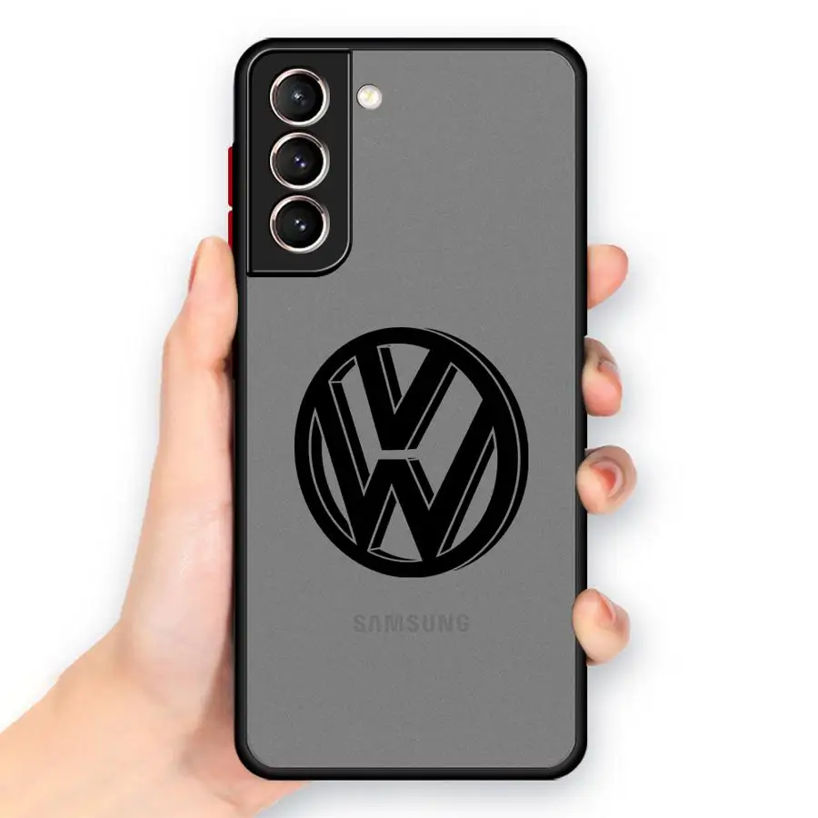 V-olks-wagen VW Car Phone Case for Samsung for Galaxy S25 S24 S23 Ultra S20 S24 FE S24 S22 Plus S23 S20 Ultra Cover