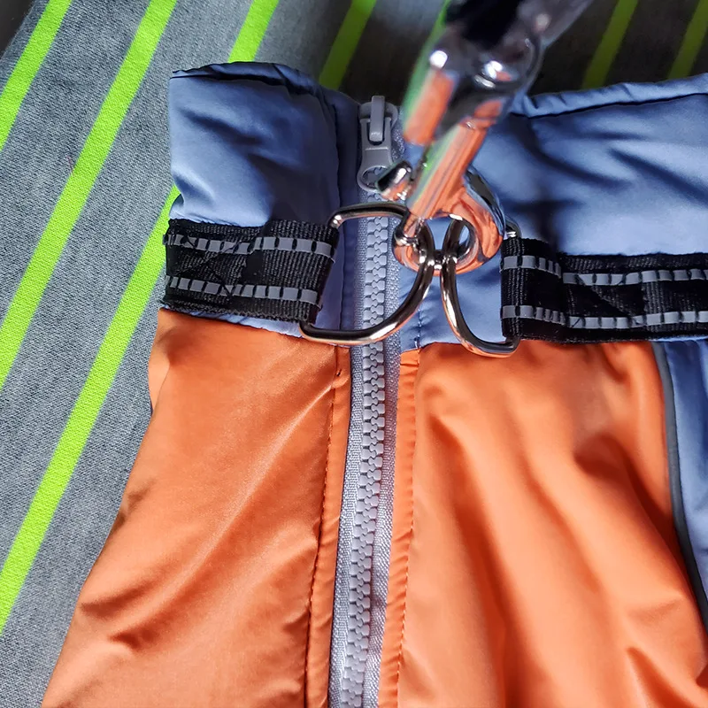 Ropa de invierno para perros grandes, abrigo grueso de lana, monos impermeables para Bulldogs, Labrador