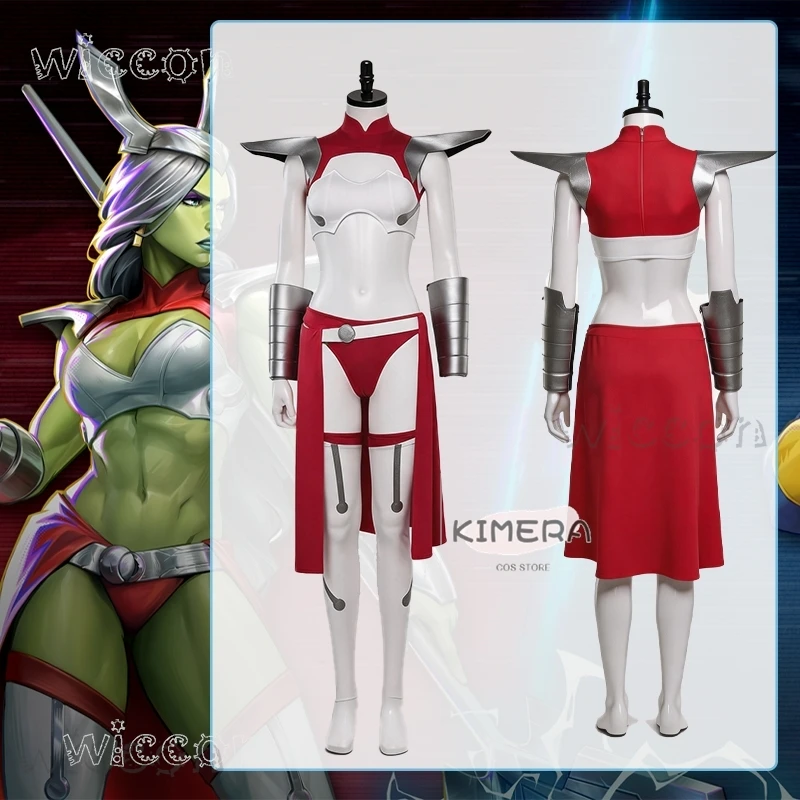 

Invincible VS S4 Universa Cosplay Costume Women Female Warrior Clothing Halloween Manga Sexy Anime Clothing Dress Armor