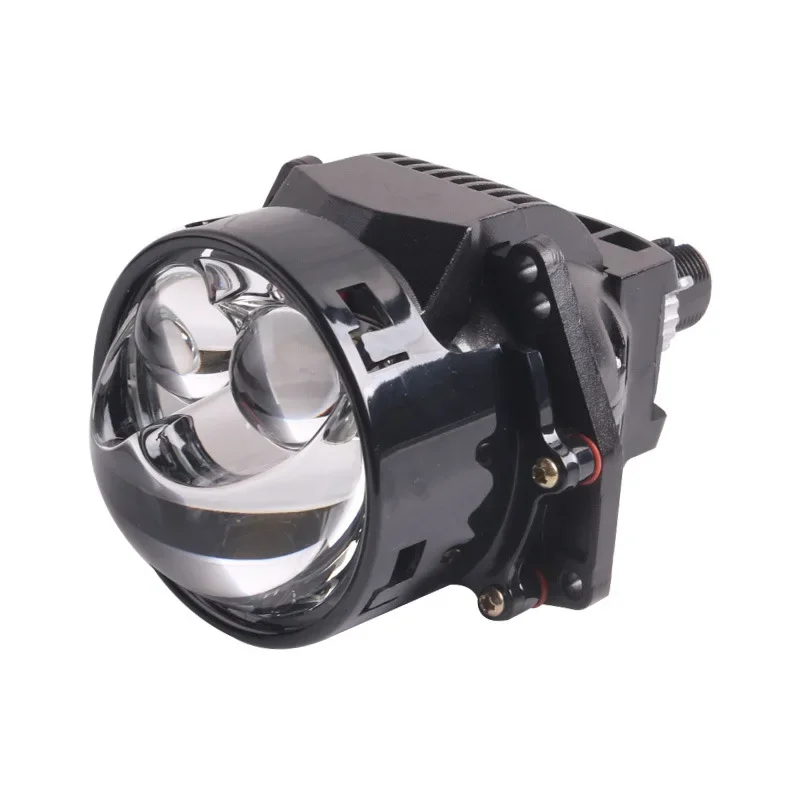 3 Inch Bi-LED Projector Lens Retrofit Binocular LED Dual Light Lens Headlight 12V 68W 6500K Car Headlight Lens Support Wholesale