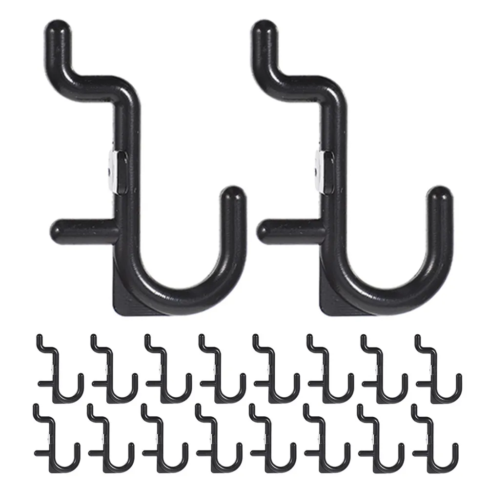 30Pcs Pegboard Tool Hooks Compact Space Saving Organizer for Drills Pliers Hair Dryers Garage Shop Home Workshop Accessories - view 2