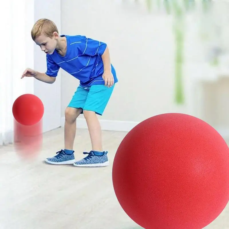 Bouncing Mute Ball Indoor Silent Basketball 18/21/24cm Foam Basketball Silent Soft Ball Air Bounce Basketball Sports Toy Games