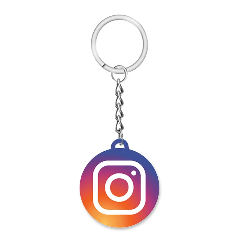 Instagram NFC Epoxy Tag NFC Key Tag Proximity 13.56MHz RFID  Keychain for Increase Followers