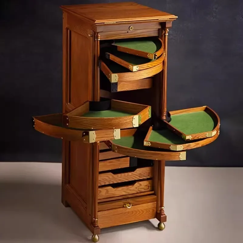 

North American Black Walnut Tea Set Cabinet