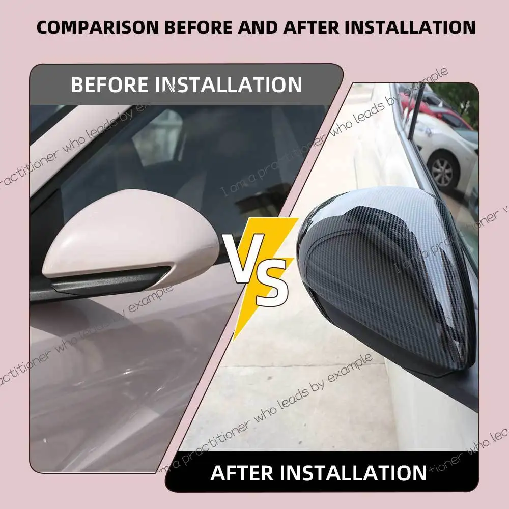 For BYD Dolphin Mini Seagull Dolphin Surf 2024 2025 Pair Rearview Mirror Cover Side Reversing Mirror Caps Trim Car Accessories