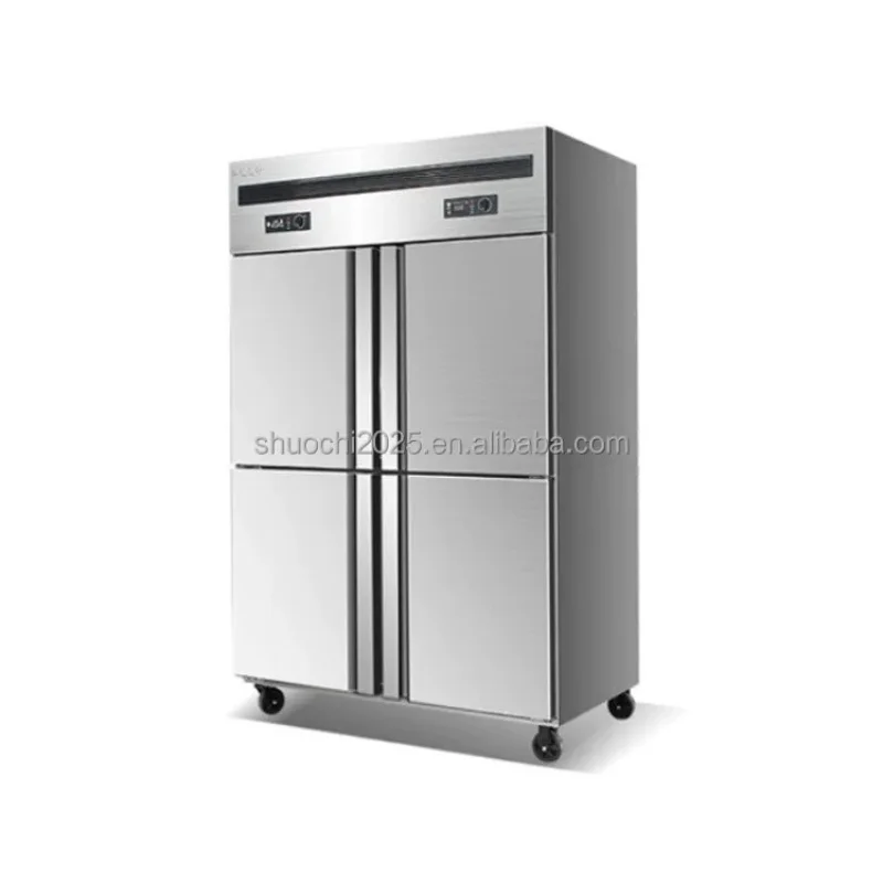 custom.Best Quality Lower Factory Price Commercial Fridge Four Door Commercial Kitchen Refrigerator Restaurant Kitchen