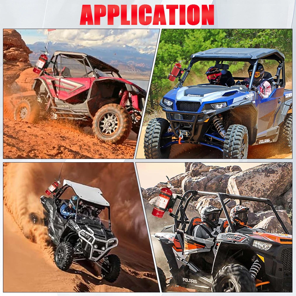 アルミ消火器クランプブラケットキットクイックリリース取り付けホルダージープ ATV UTV キャンピングカーバンボートユニバーサル車用