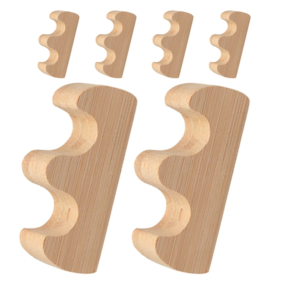 

6pcs Pen Rest Writing Brushes Calligraphy Tools Beige Desktop Pencil Holder Brush Stand Paint Rest Stationery Art