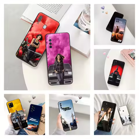 Phone Case for Samsung a24 a20e a21s a22 a23 a25 a11 a12 a13 a14 a15 a10 a30 Fast Furious 9 Michelle Soft Black Silicone Cover