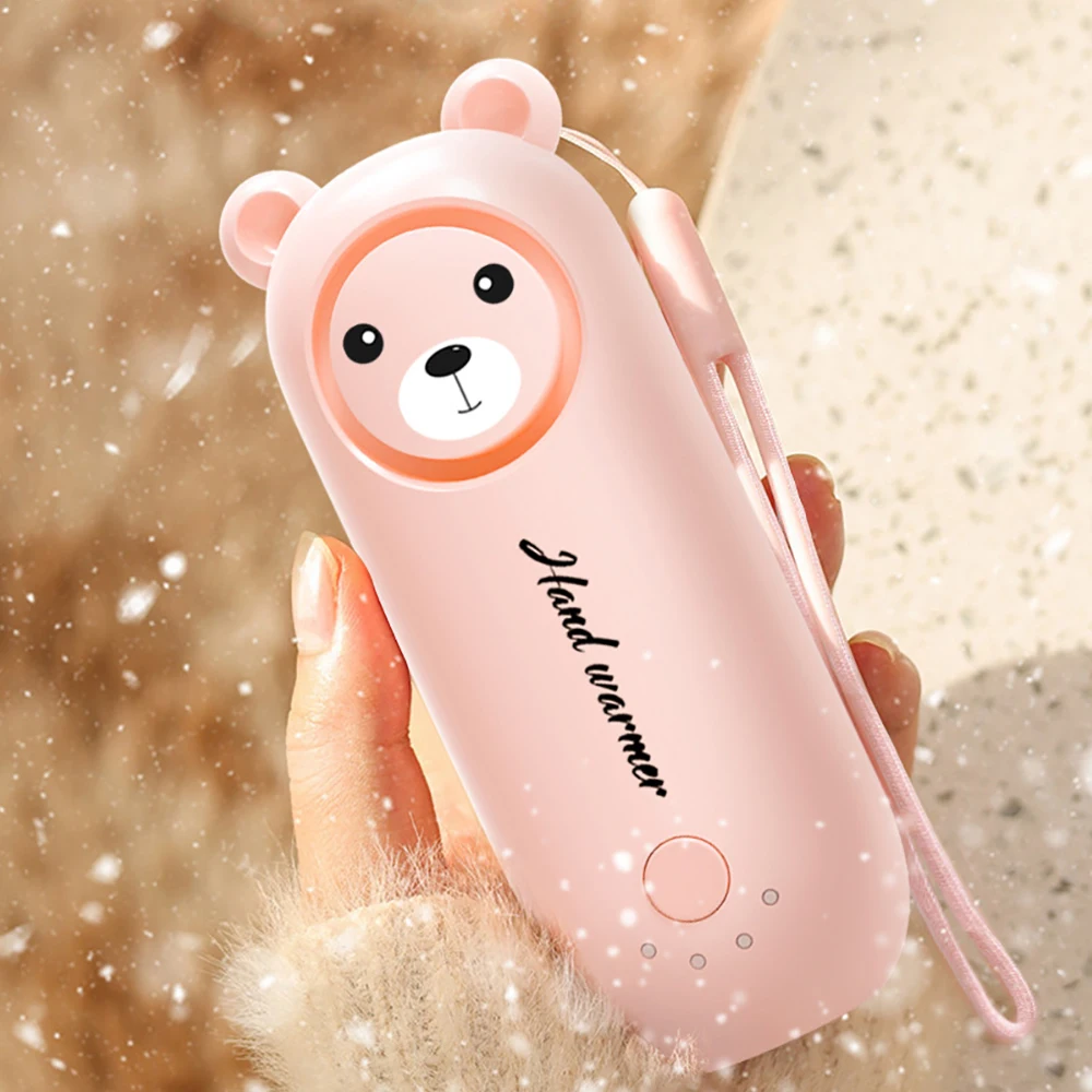 2000 mAh Power Bank Cute Hand Warmer Rechargeable Portable USB Hand Warmer Mini Electric Hand Warmer Children Birthday Christmas