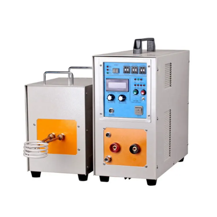 

Induction coil heating furnace with medium frequency available