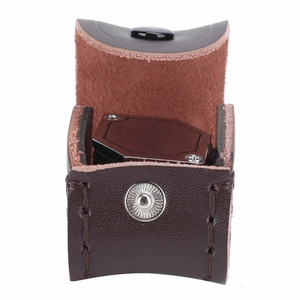 

10x Magnification Jewelry Loupe 20.5mm Lens Optical Glass 10X Magnifier Metal Foldable Pocket Size Magnifying Glass